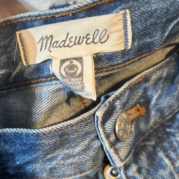 2/30 Madewell Low-Slung Straight Stoughton Wash Jeans-Size 29 - Picture 9 of 12
